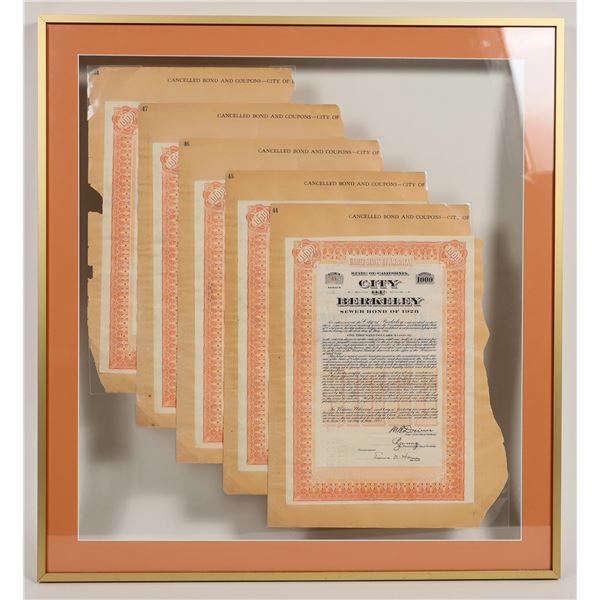 Berkeley City Bond for Sewer c.1928  (5) [198644]