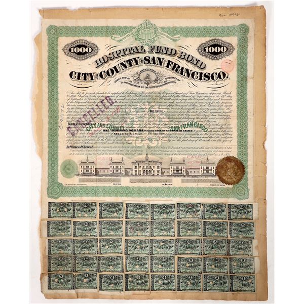 San Francisco Hospital Fund Bond, 1871 [195623]