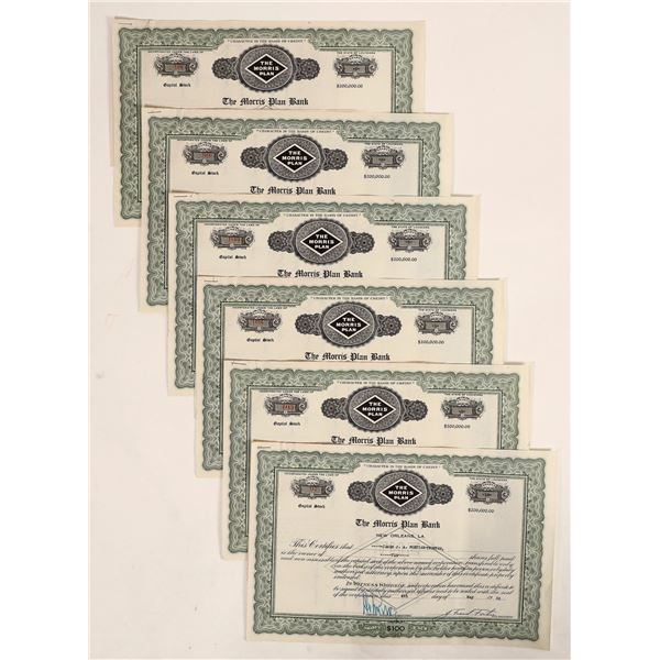 Morris Plan Bank Stocks 6 [187604]
