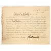Image 1 : North American Land Company Stock Signed by Founding Father Robert Morris, Uncancelled [197636]