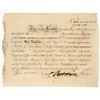 Image 1 : North American Land Company Stock Signed by Founding Father Robert Morris [197908]