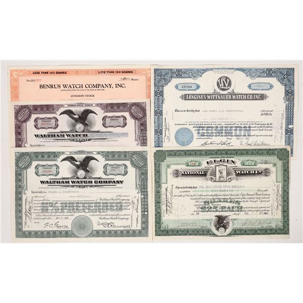 Watch Company Stock Group, 1921-1967 [192008]