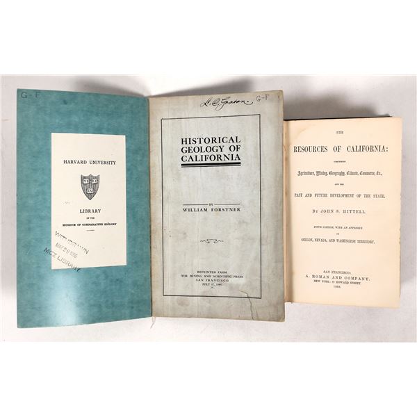 Pair of California Science Books, 1869/1909 [191597]
