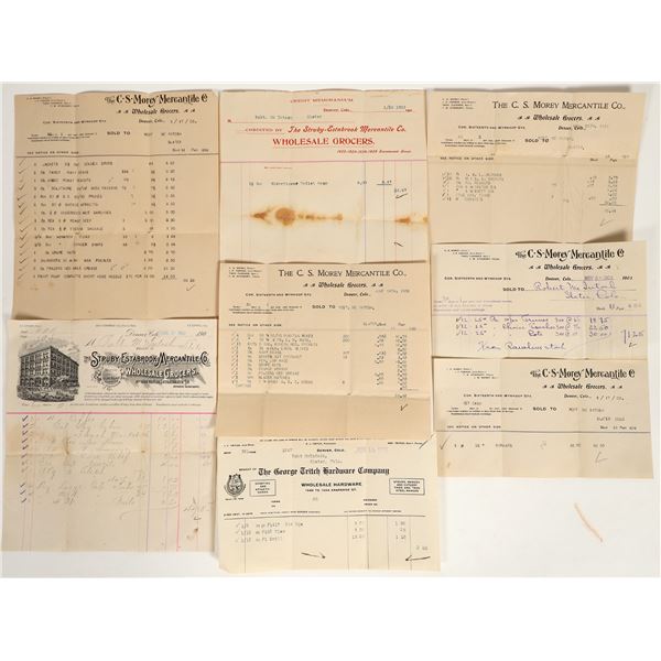 Denver, Colorado Merchant Billheads [192912]