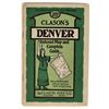 Image 1 : Clason's Denver Indexed Map & Complete Guide [199289]