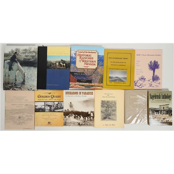 Rural Nevada & Wild West Books (11) [198781]