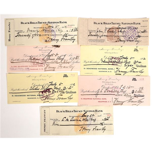 Deadwood Checks Issued to Sheriffs [199159]