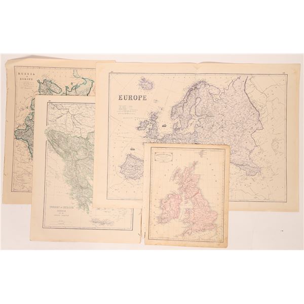 Maps of Europe, c1800's (4) [180165]