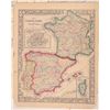 Image 2 : Maps of Spain, France, & Portugal, c1800s (3) [180172]