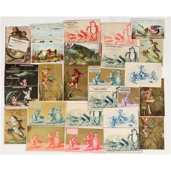 Frog Themed Tradecards, 24 [186901]