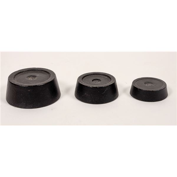 Cast Iron Scale Weights Trio [191832]
