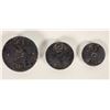 Image 3 : Cast Iron Scale Weights Trio [191832]