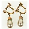 Image 1 : Two Vintage Posts Earrings. [183929]