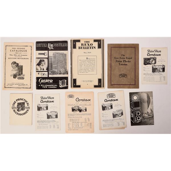 Camera and Lens Catalogs and Pricelists, 12 [187305]