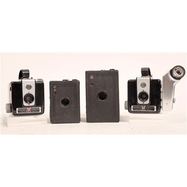 Kodak Brownie Hawkeye #2's, 4 Different [185415]