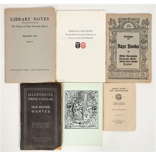 Rare Book Catalogues, 1937-1995 (6) [198826]