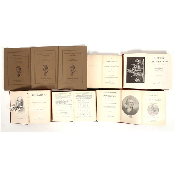 Pedagogy/Academic Books, 1887-1946 (9) [198704]
