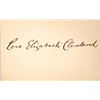 Image 1 : First Ladies-Rose Elizabeth Cleveland Card Autograph [184153]