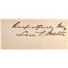Image 1 : Vice President-Levi P Morton Cut Square Autograph [184157]