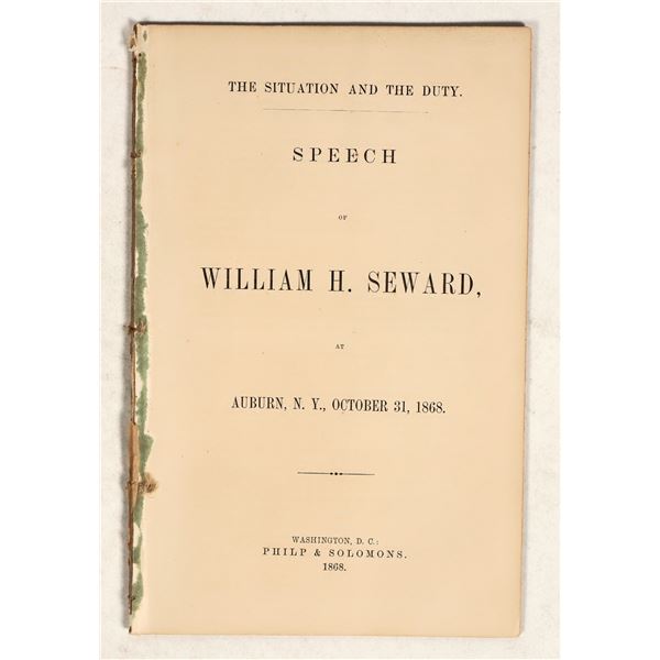 Seward Pro-Confederate Speech Transcript [198937]