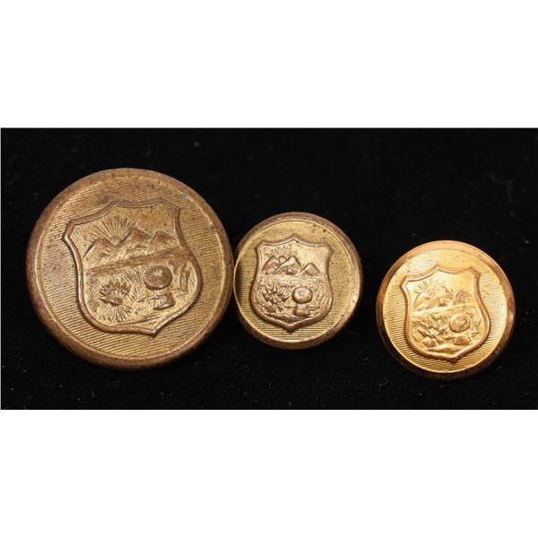 Ohio State Seal Buttons Superior Quality  (3) [179252]