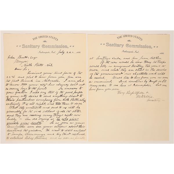 Spanish American War Relief Letter, 1898 [189309]