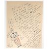 Image 2 : WW 2 Letter, 242 Infantry Regiment with Caricature, 1945 [189448]