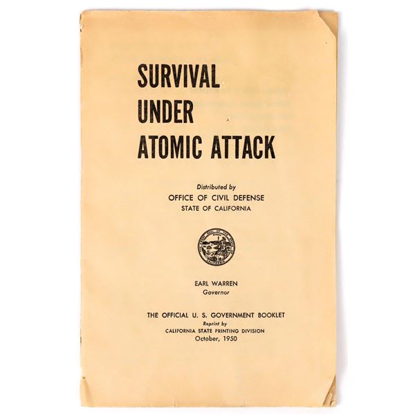 Cold War: Survival Under Atomic Attack - Original Booklet (1950) [198954]