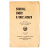 Image 1 : Cold War: Survival Under Atomic Attack - Original Booklet (1950) [198954]