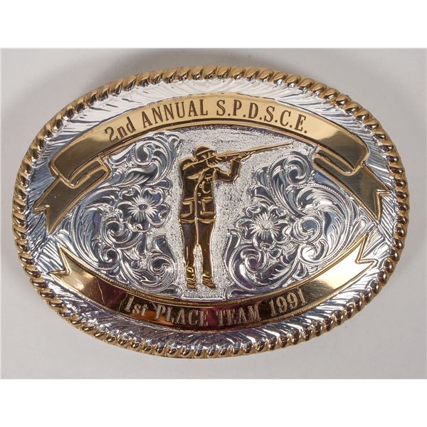 Shooting Competition First Place Belt Buckle [193592]