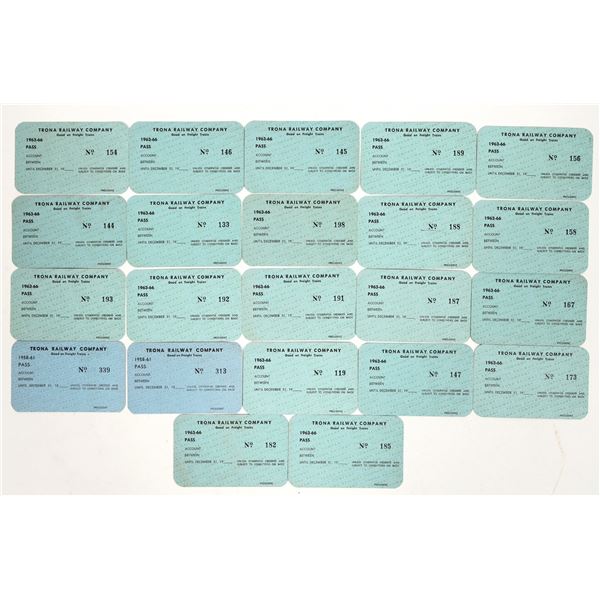 Trona Railway Company Passes (22) [197434]