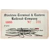 Image 1 : Stockton Terminal & Eastern Railroad Company Pass 1916 [197429]
