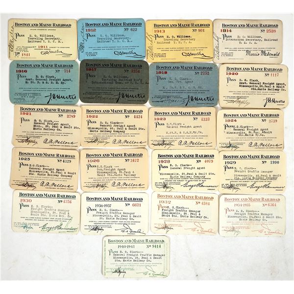 Boston & Maine Railroad Passes (19) [198983]