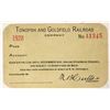 Image 1 : Tonopah and Goldfield Railroad Co. Pass 1928 [197430]