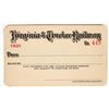 Image 1 : Virginia & Truckee Railway Annual Pass, 1921 [197510]