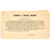 Image 2 : Virginia & Truckee Railway Annual Pass, 1921 [197510]