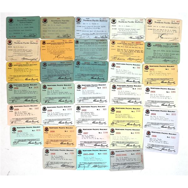 Northern Pacific Railway Company Passes (32) [199003]