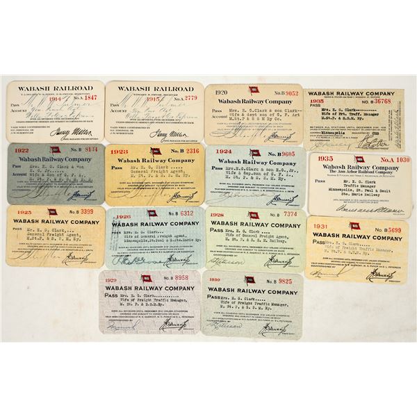 Wabash Railroad Passes (14) [198978]