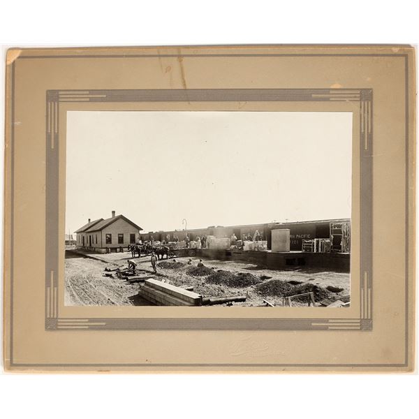 Sterling, Colorado Railroad Depot Photograph, c.1907 [197649]
