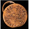 Image 1 : Tri-State Railroad Button  c19th [179246]
