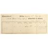 Image 1 : Krause & Reese Pioneer Assay Office Memorandum, Aurora, Nevada Territory, 1862 [199034]