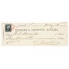 Image 1 : Stateler & Arrington Nevada Territory Bank Check Issued to Co-founder NO Arrington [199179]