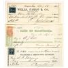 Image 1 : Gould & Curry Mining Co. Checks Drawn on 3 Different Banks [199043]