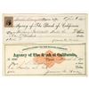 Image 1 : James G. Fair Autographed Check Pair, Virginia City, Nevada [199047]