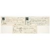 Image 1 : Stateler & Arrington, Virginia City, Nevada Territory Check Trio [199178]