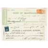 Image 1 : Virginia City, Nevada Gould & Curry Mine Check Pair Issued to Assayer DW Balch [199163]