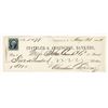Image 1 : Virginia City, Nevada Territory Check Issued to John Church & Co. (Newspaper) [199045]