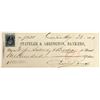 Image 1 : Virginia City, Nevada Territory Check Issued to Photo Studio Sutterley & Bro. [198889]