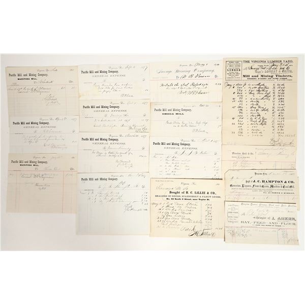 Virginia City, Nevada Billhead Collection [199770]