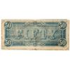Image 2 : Confederate Fifty Dollar Note T-66 [198554]